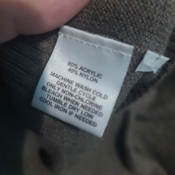 Loft tan turtleneck sweater, ribbed collar small - Picture 7 of 7